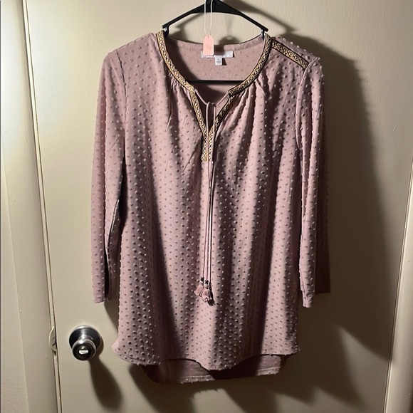 EUC DR2 Swiss dots embroidery blouse sz.sm 36p - Picture 1 of 5